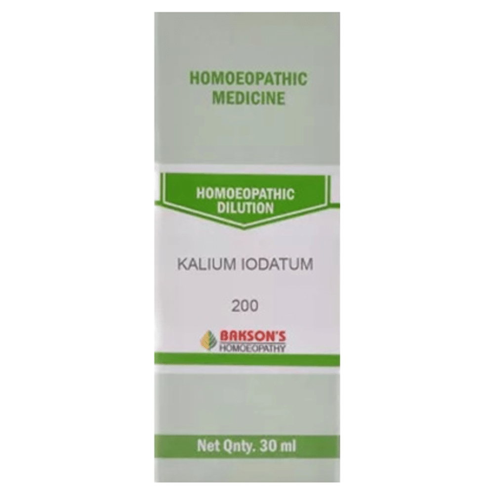 Bakson's Homeopathy Kalium Iodatum Dilution 200