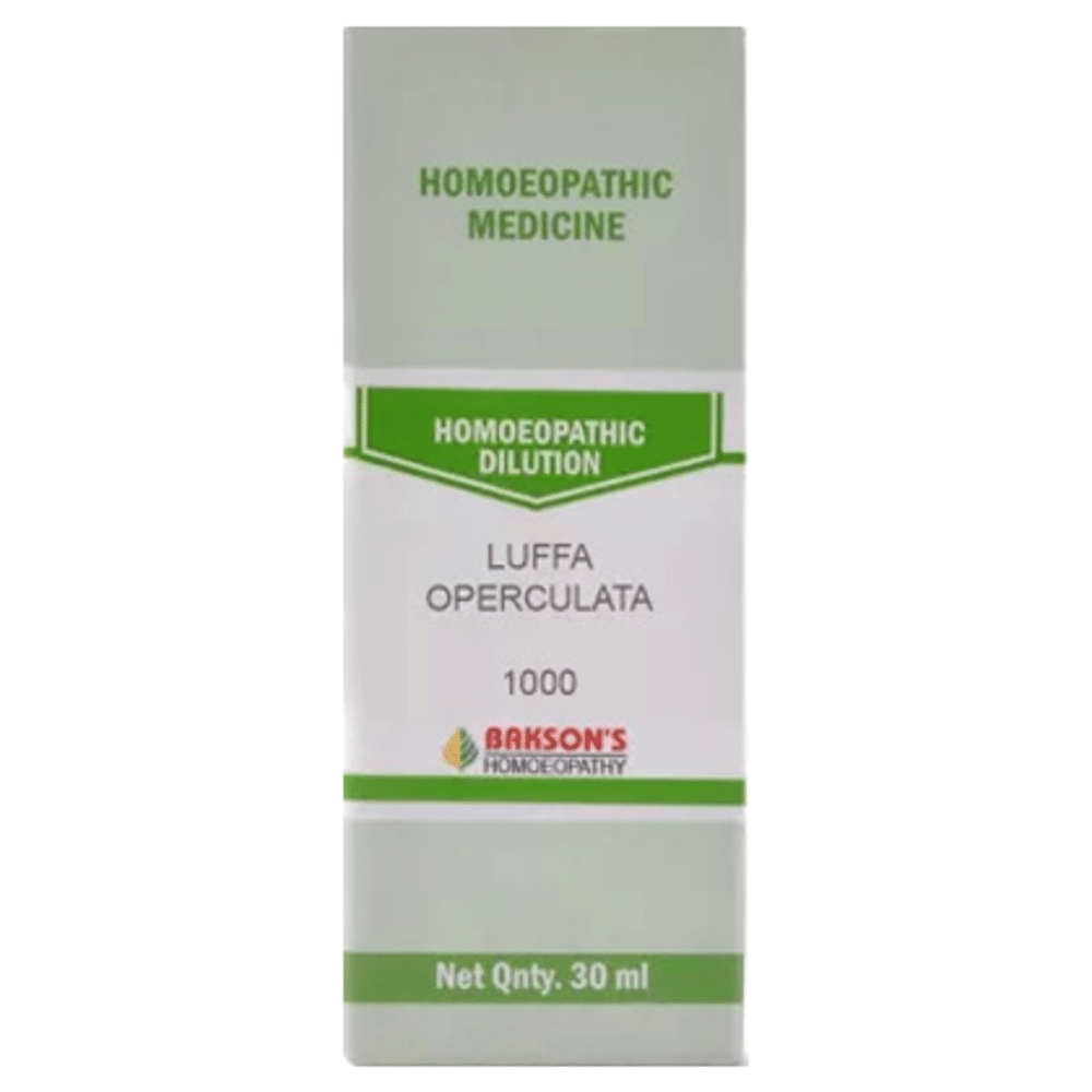 Bakson's Homeopathy Luffa Operculata Dilution 1000 CH Bakson's Homeopathy Luffa Operculata Dilution 1000 CH