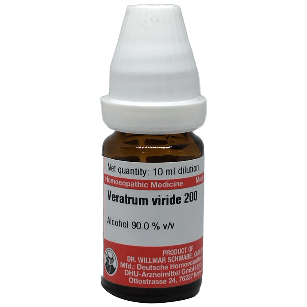 Dr Willmar Schwabe Germany Veratrum Viride Dilution 200 Dr Willmar Schwabe Germany Veratrum Viride Dilution 200