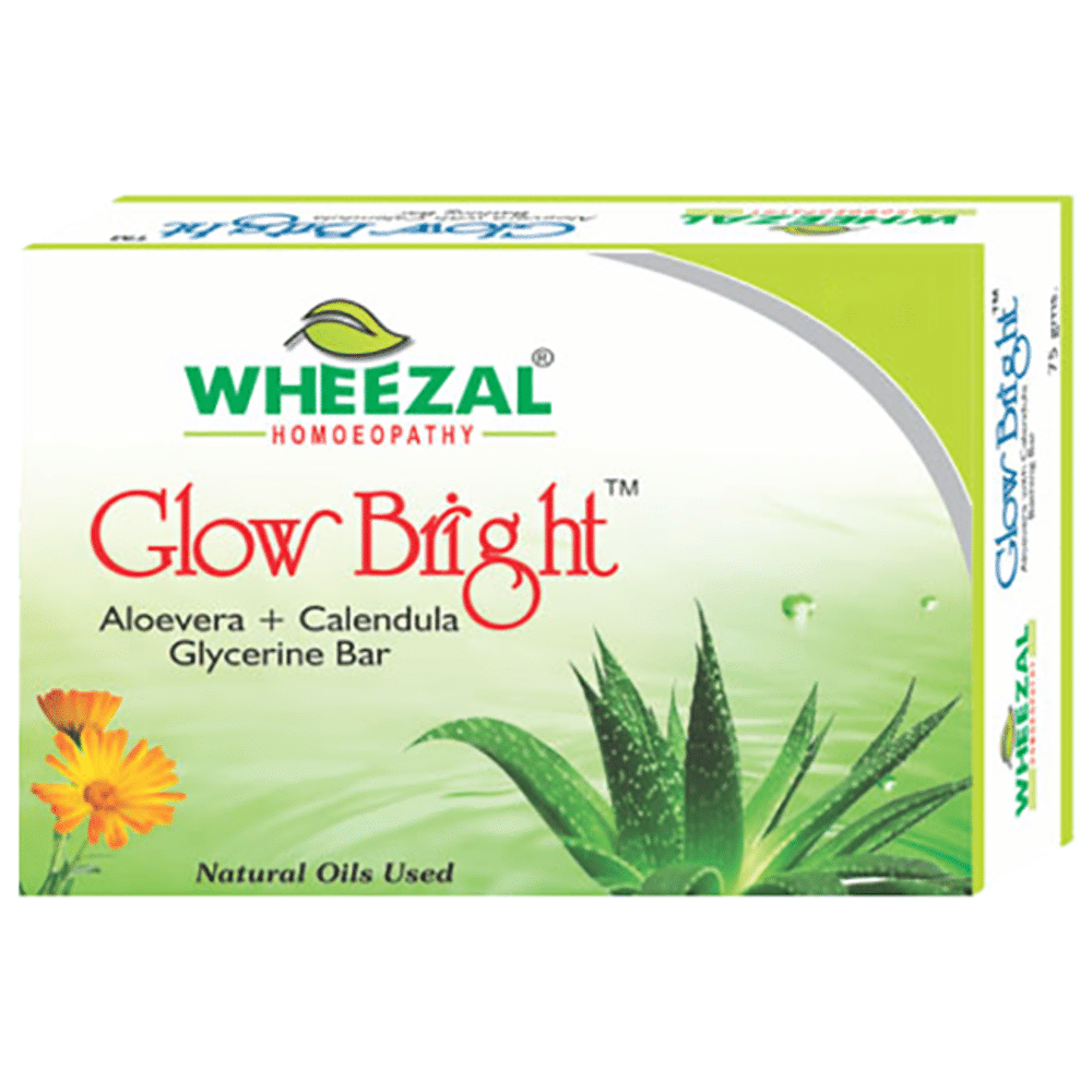 Wheezal Glow Bright Aloevera Calendula Glycerine Bar Wheezal Glow Bright Aloevera Calendula Glycerine Bar
