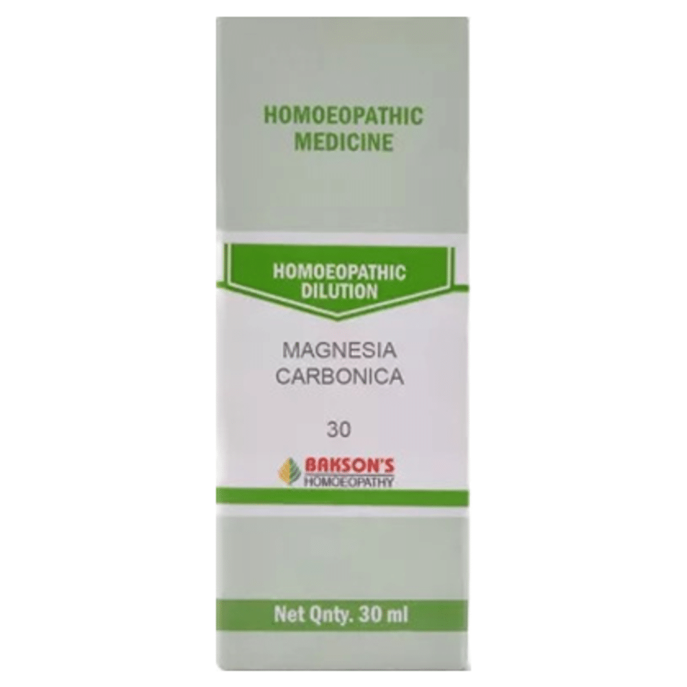 Bakson's Homeopathy Magnesia Carbonica Dilution 30
