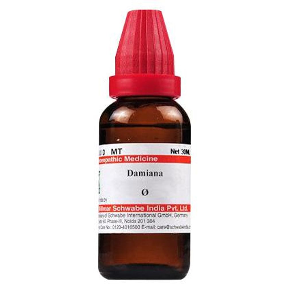 Dr Willmar Schwabe India Damiana Mother Tincture Q Dr Willmar Schwabe India Damiana Mother Tincture Q