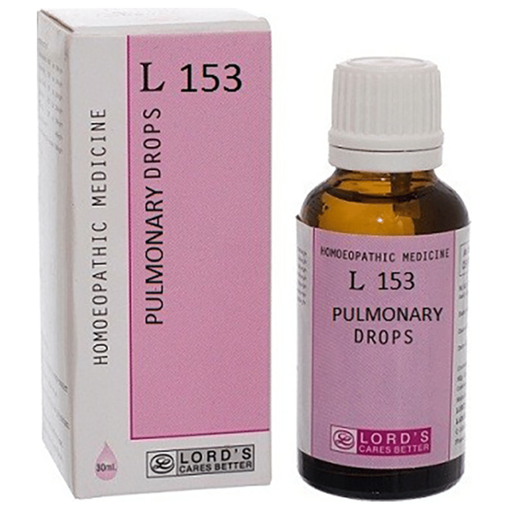 Lord's L 153 Pulmonary Drop Lord's L 153 Pulmonary Drop