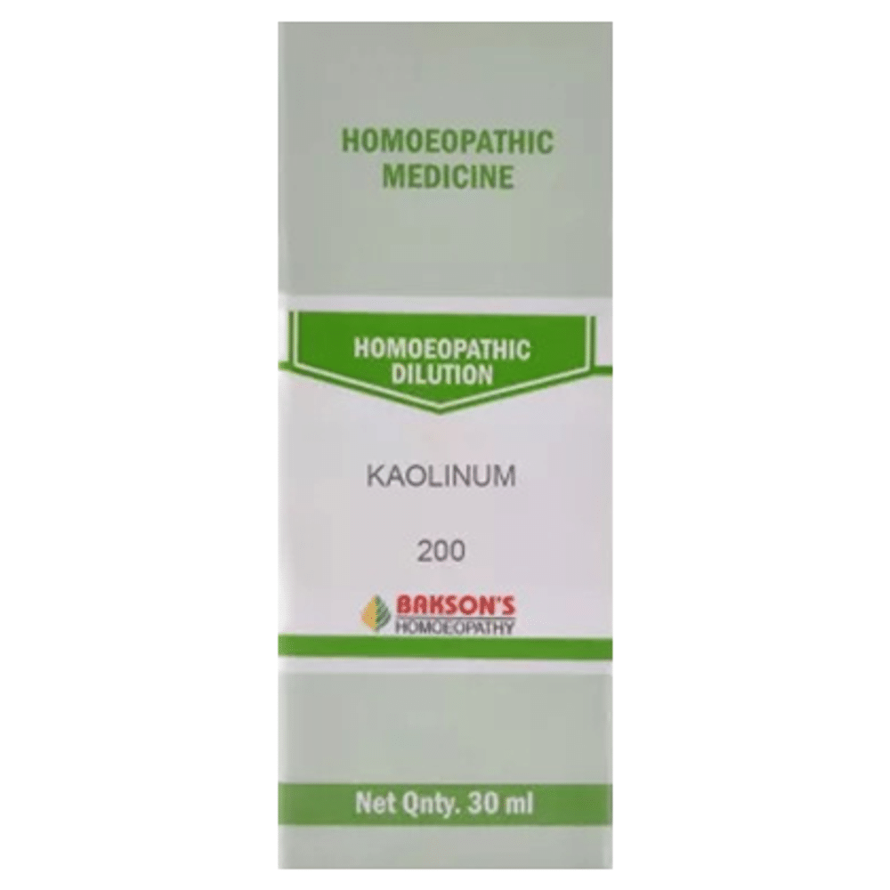 Bakson's Homeopathy Kaolinum Dilution 200 Bakson's Homeopathy Kaolinum Dilution 200