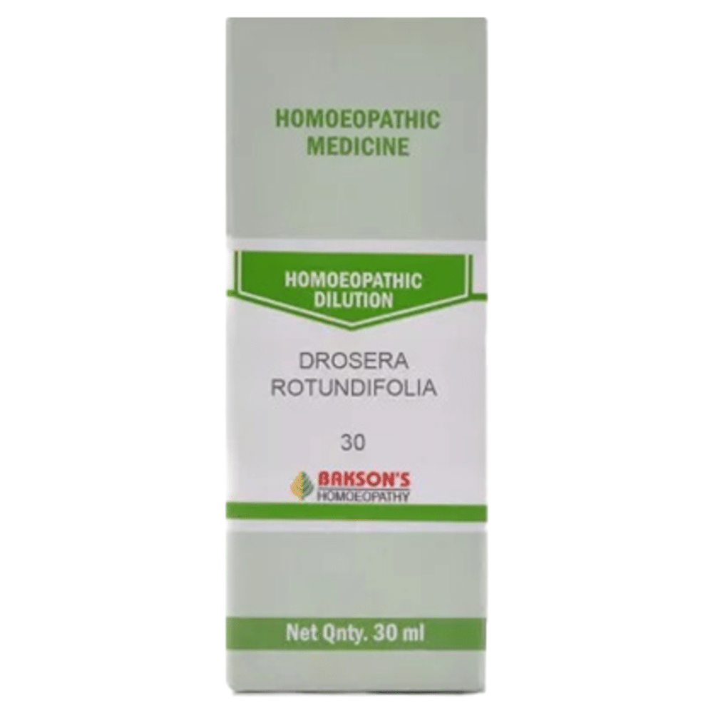 Bakson's Homeopathy Drosera Rotundifolia Dilution 30 Bakson's Homeopathy Drosera Rotundifolia Dilution 30