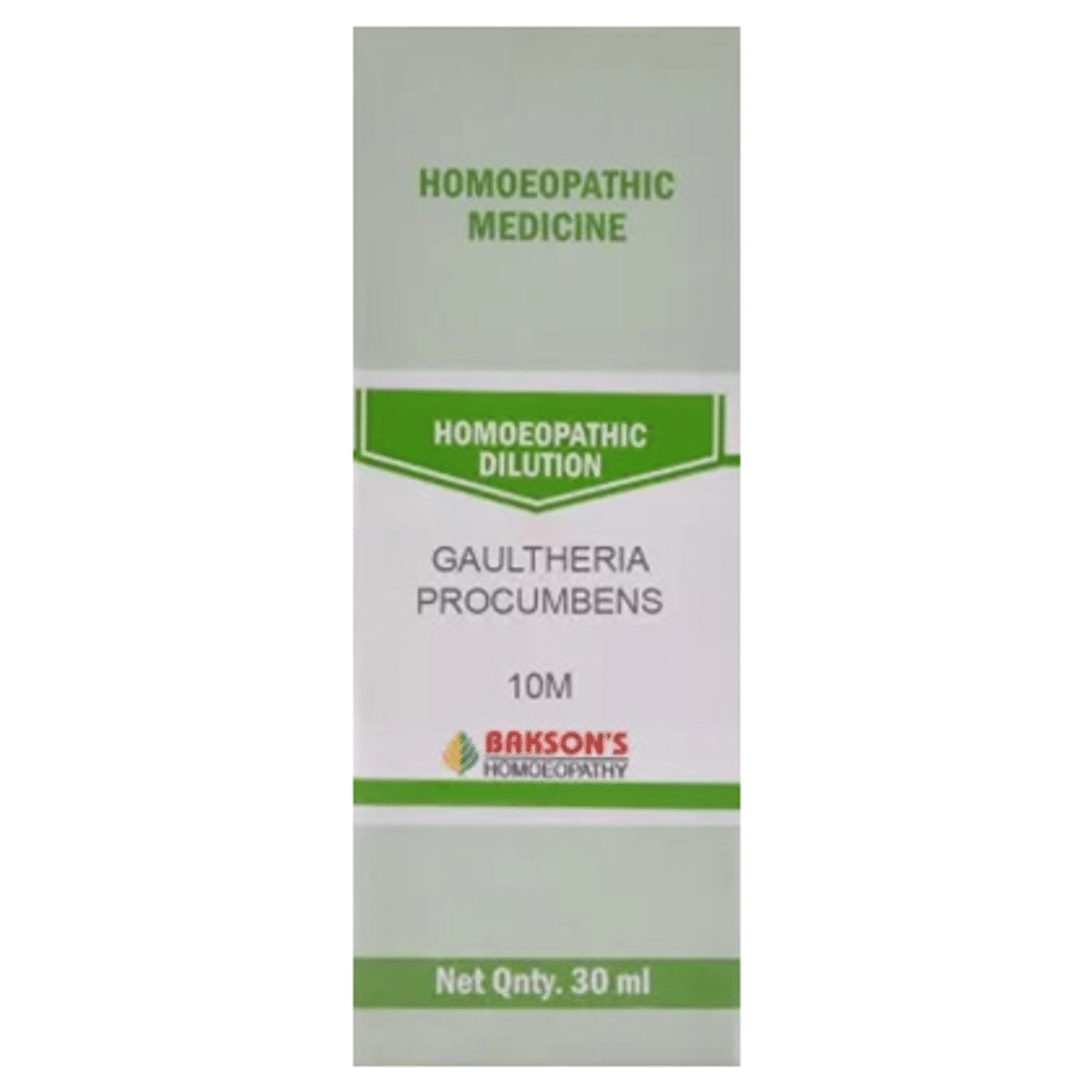 Bakson's Homeopathy Gaultheria Procumbens Dilution 10M