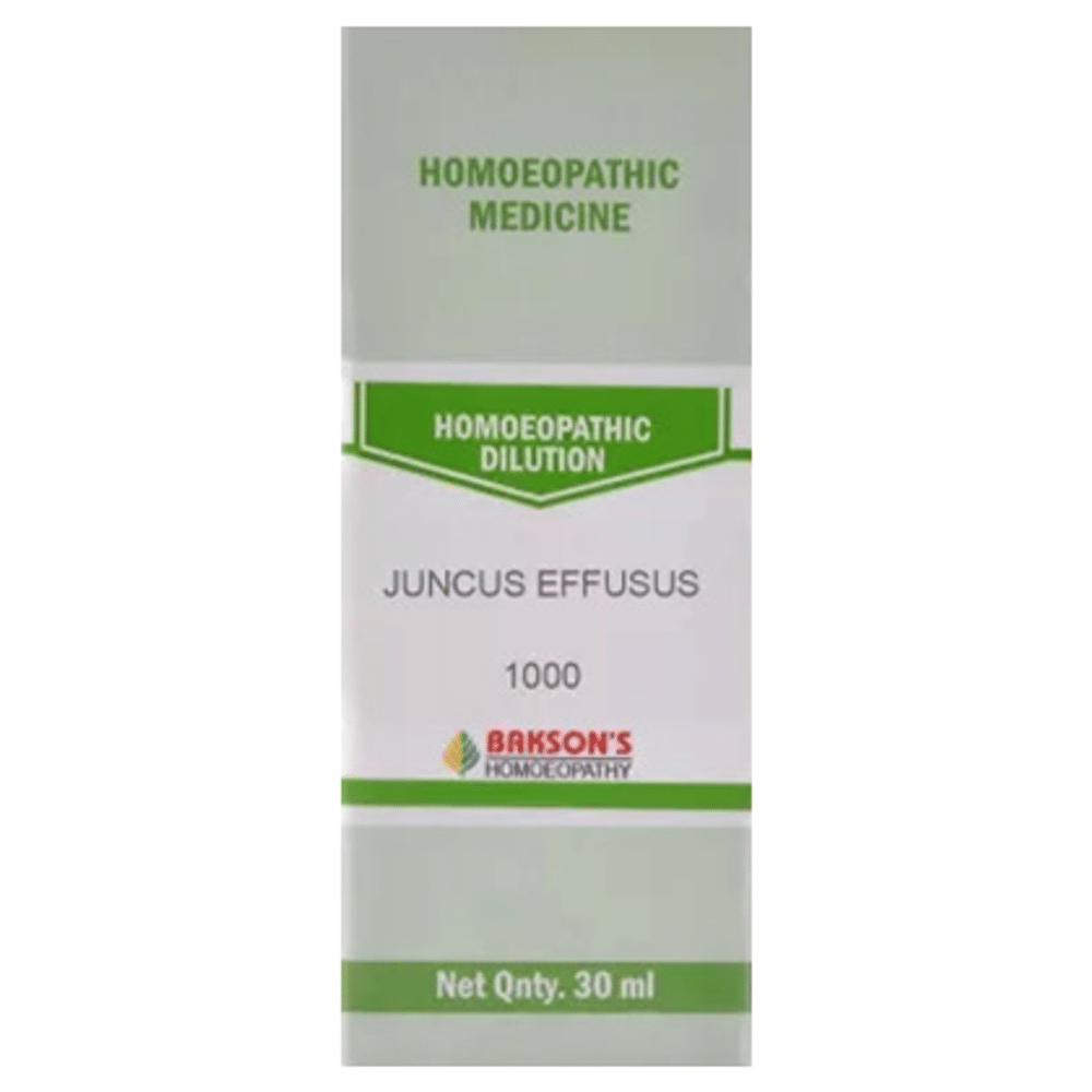 Bakson's Homeopathy Juncus Effusus Dilution 1000 CH