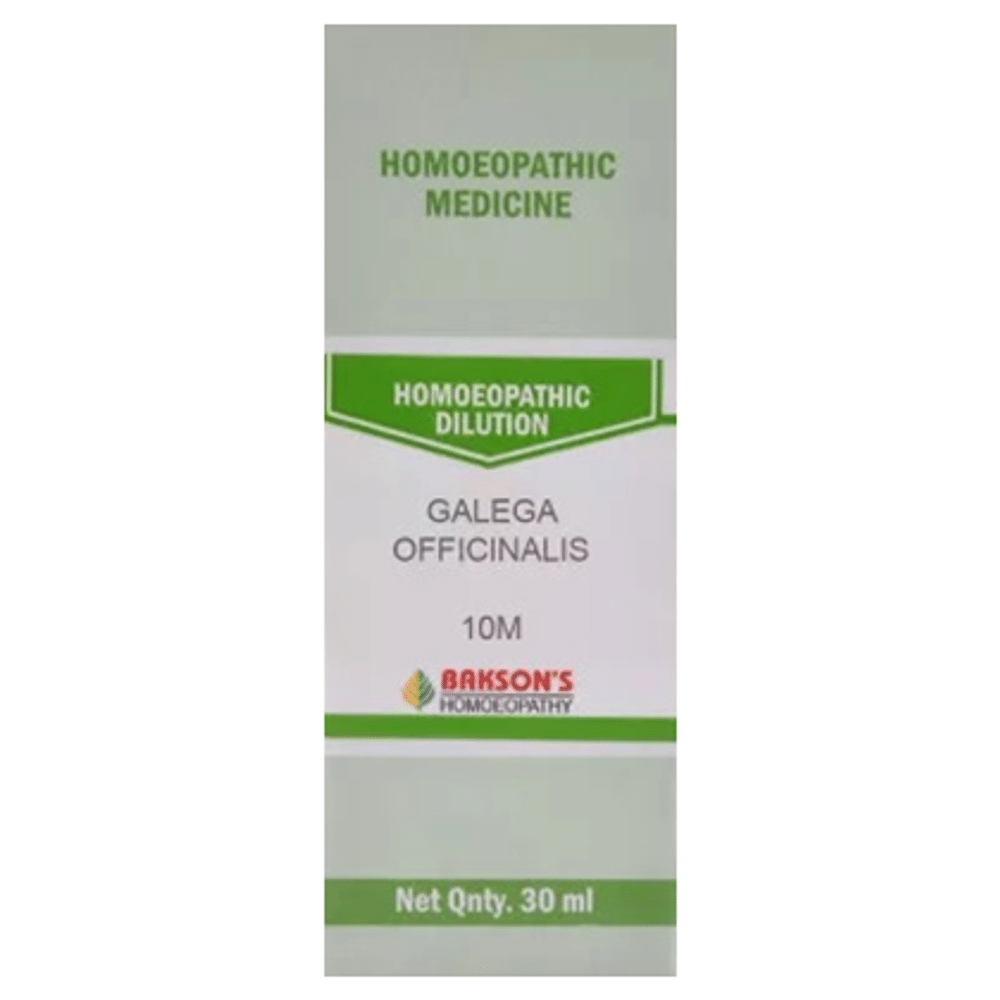 Bakson's Homeopathy Galega Officinalis Dilution 10M Bakson's Homeopathy Galega Officinalis Dilution 10M