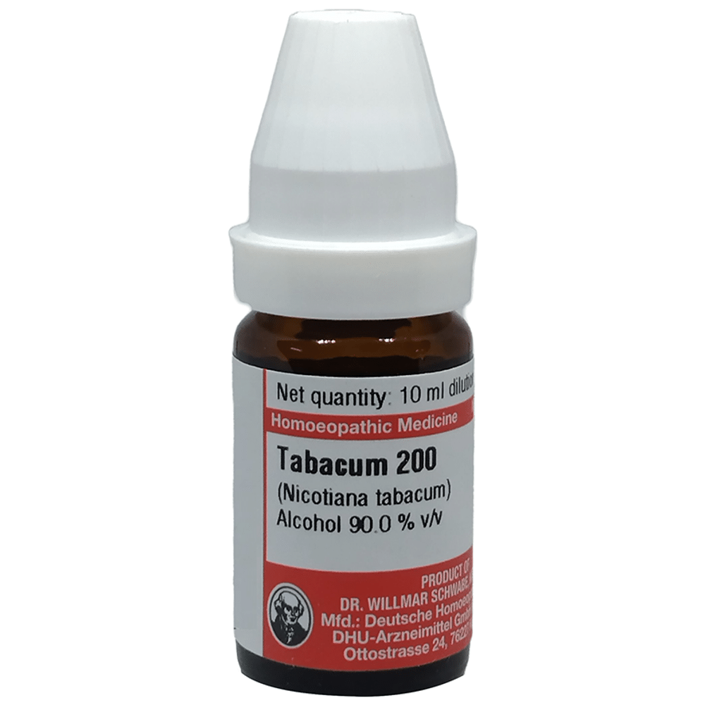 Dr Willmar Schwabe Germany Tabacum (Nicotiana Tabacum) Dilution 200 Dr Willmar Schwabe Germany Tabacum (Nicotiana Tabacum) Dilution 200