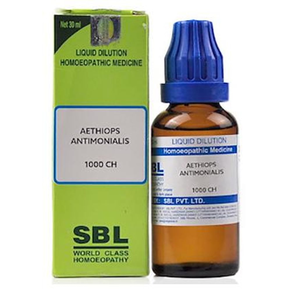 SBL Aethiops Antimonialis Dilution 1000 CH