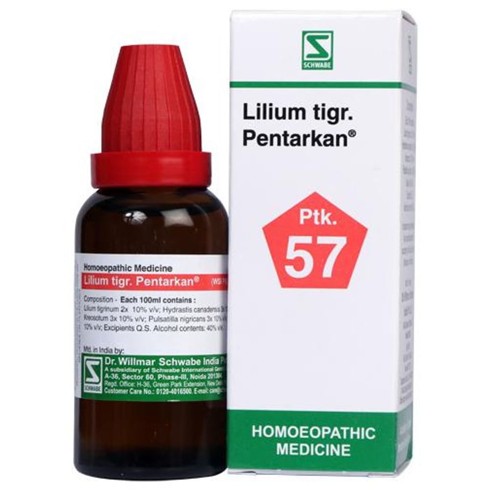 Dr Willmar Schwabe India Lilium Tigr. Pentarkan Ptk 57 Drop Dr Willmar Schwabe India Lilium Tigr. Pentarkan Ptk 57 Drop