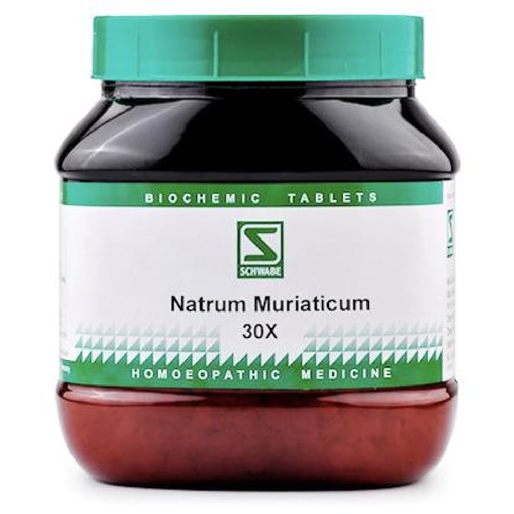 Dr Willmar Schwabe India Natrum Muriaticum Biochemic Tablet 30X Dr Willmar Schwabe India Natrum Muriaticum Biochemic Tablet 30X