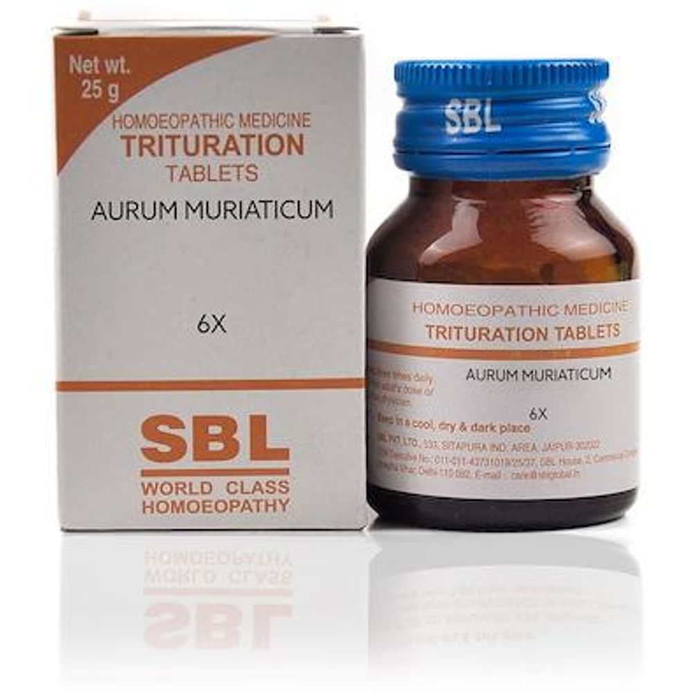 SBL Aurum Muriaticum Trituration Tablet 6X SBL Aurum Muriaticum Trituration Tablet 6X