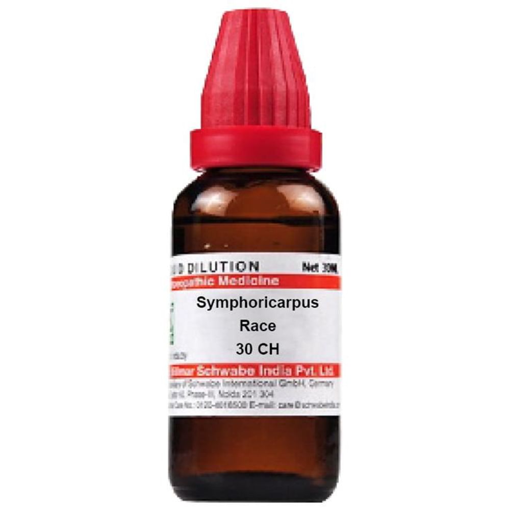 Dr Willmar Schwabe India Symphoricarpus Race Dilution 30 CH Dr Willmar Schwabe India Symphoricarpus Race Dilution 30 CH