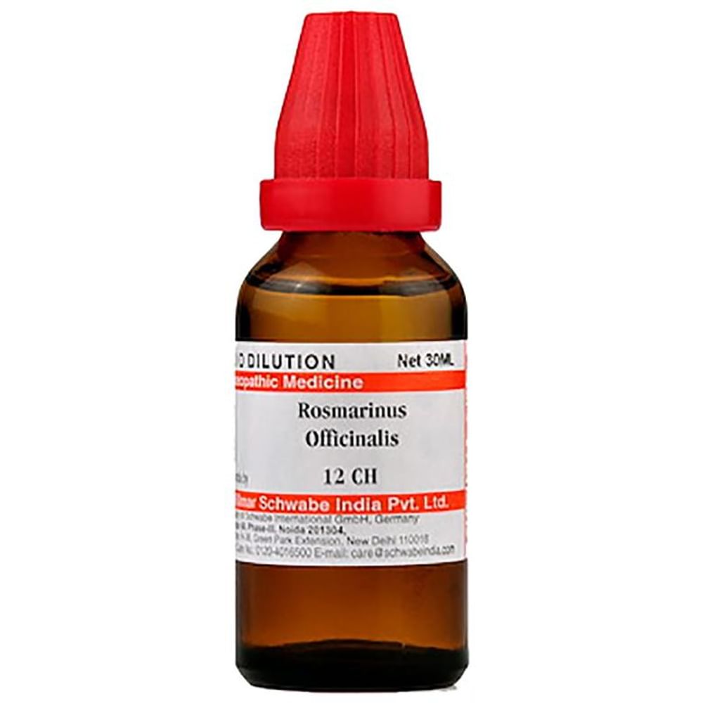 Dr Willmar Schwabe India Rosmarinus Officinalis Dilution 12 CH Dr Willmar Schwabe India Rosmarinus Officinalis Dilution 12 CH