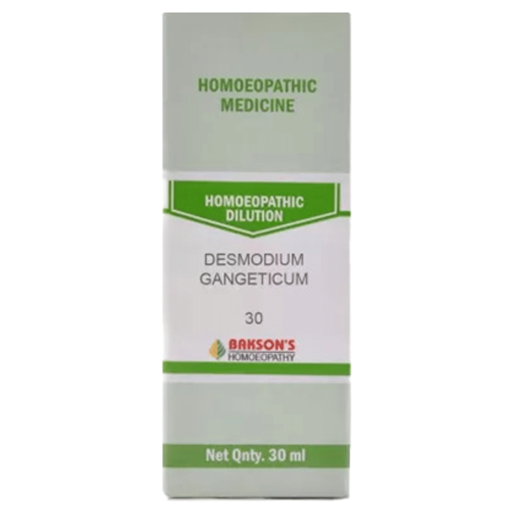 Bakson's Homeopathy Desmodium Ganeticum Dilution 30 Bakson's Homeopathy Desmodium Ganeticum Dilution 30