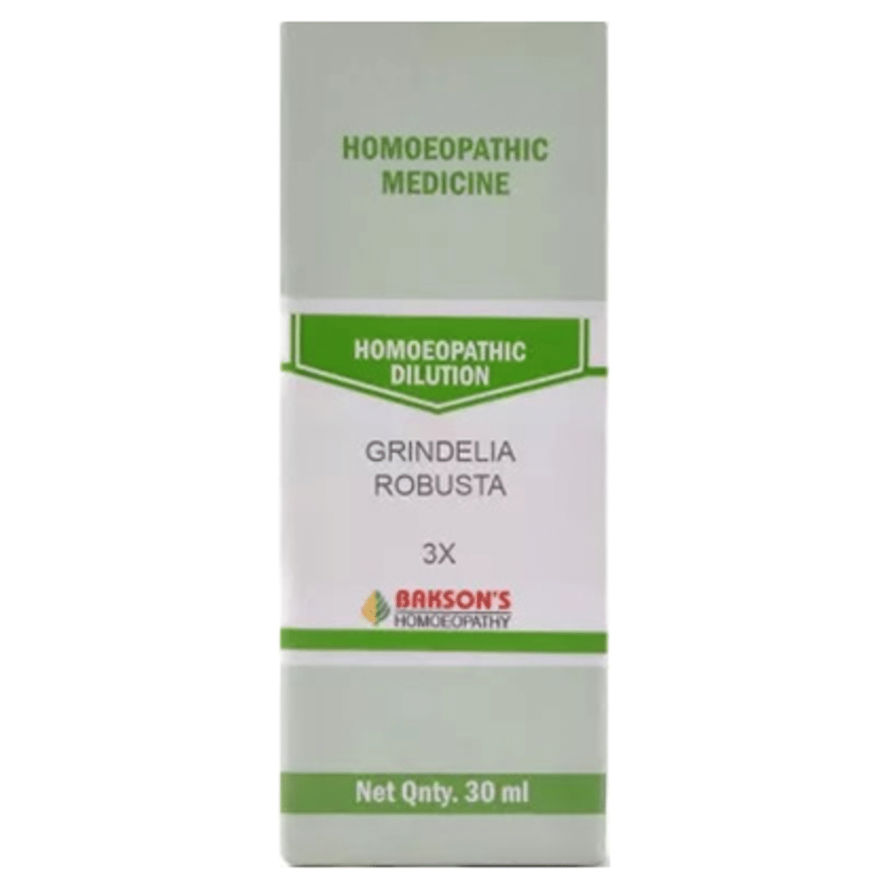 Bakson's Homeopathy Grindelia Robusta Dilution 3X