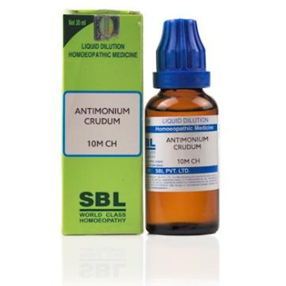 SBL Antimonium Crudum Dilution 10M CH SBL Antimonium Crudum Dilution 10M CH