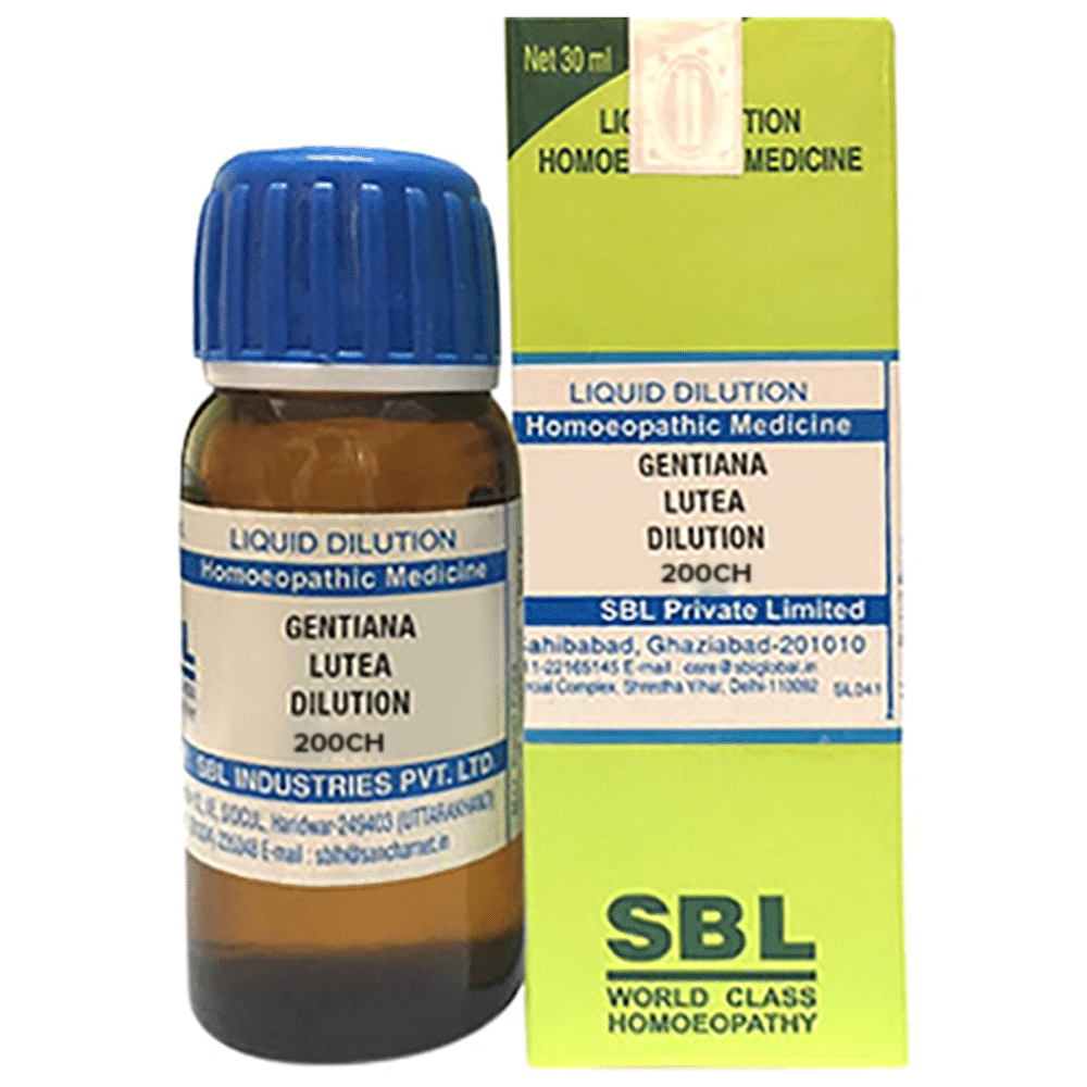 SBL Gentiana Lutea Dilution 200 CH SBL Gentiana Lutea Dilution 200 CH