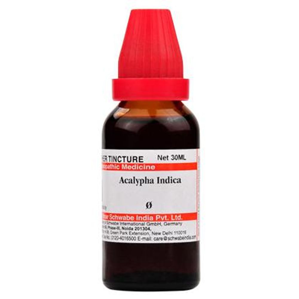 Dr Willmar Schwabe India Acalypha Indica Mother Tincture Q Dr Willmar Schwabe India Acalypha Indica Mother Tincture Q