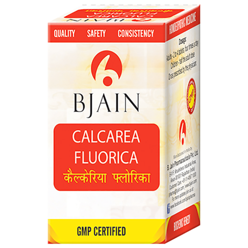 Bjain Calcarea Fluorica Biochemic Tablet 30X Bjain Calcarea Fluorica Biochemic Tablet 30X