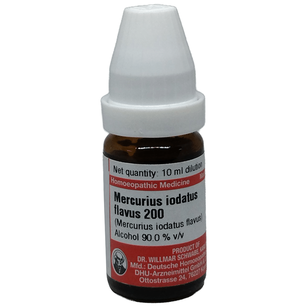 Dr Willmar Schwabe Germany Mercurius Iodatus Flavus Dilution 200 Dr Willmar Schwabe Germany Mercurius Iodatus Flavus Dilution 200