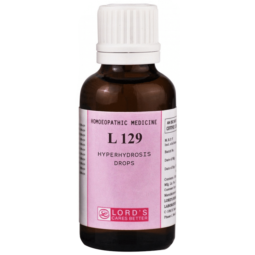 Lord's L 129 Hyperhydrosis Drop Lord's L 129 Hyperhydrosis Drop