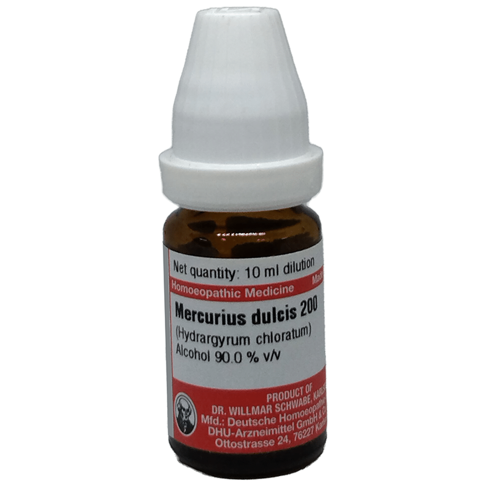 Dr Willmar Schwabe Germany Mercurius Dulcis (Hydragyrum Chloratum) Dilution 200 Dr Willmar Schwabe Germany Mercurius Dulcis (Hydragyrum Chloratum) Dilution 200
