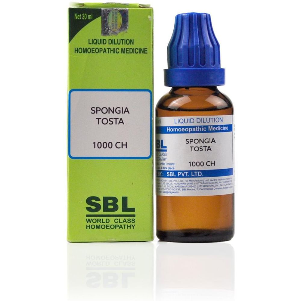 SBL Spongia Tosta Dilution 1000 CH SBL Spongia Tosta Dilution 1000 CH