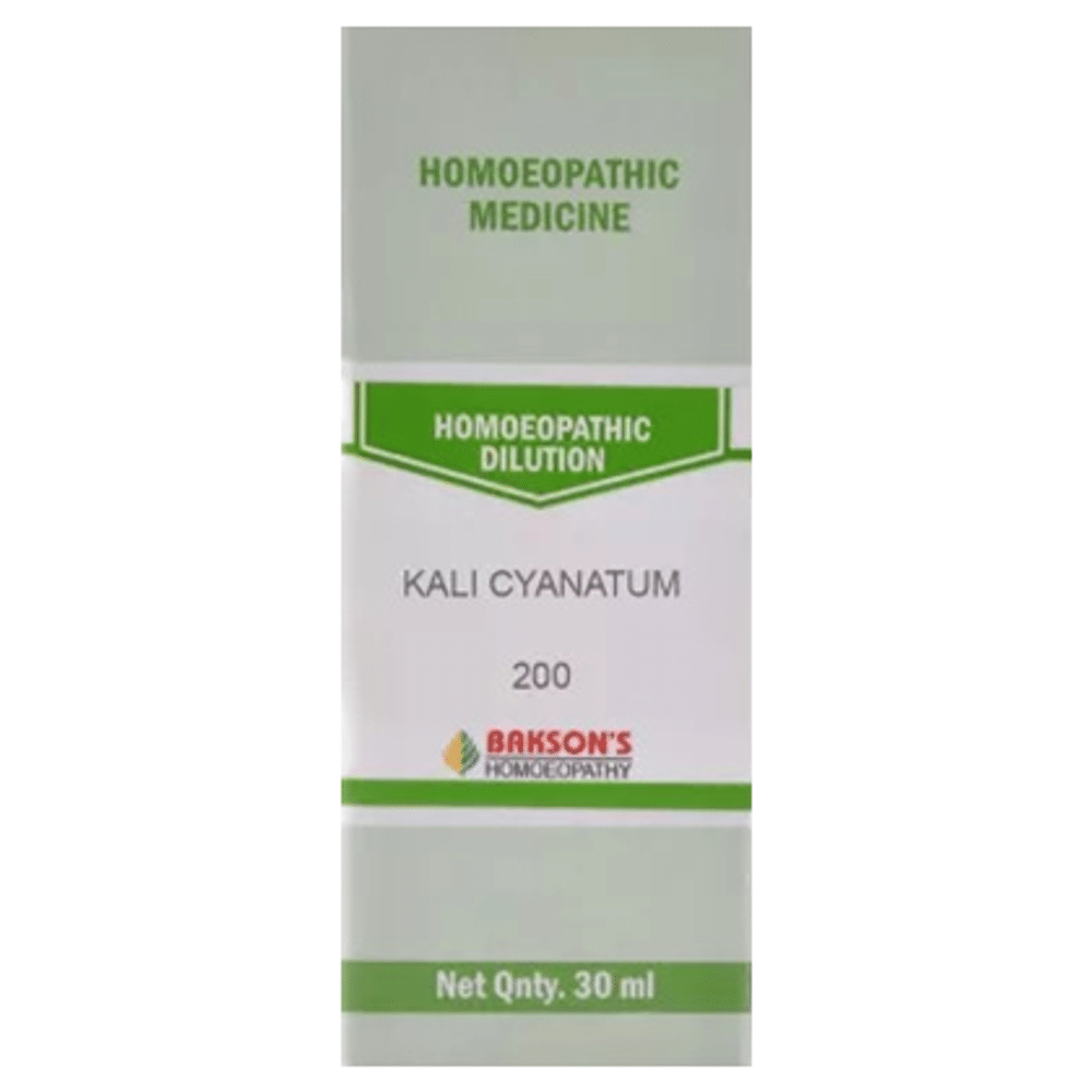Bakson's Homeopathy Kali Cyanatum Dilution 200