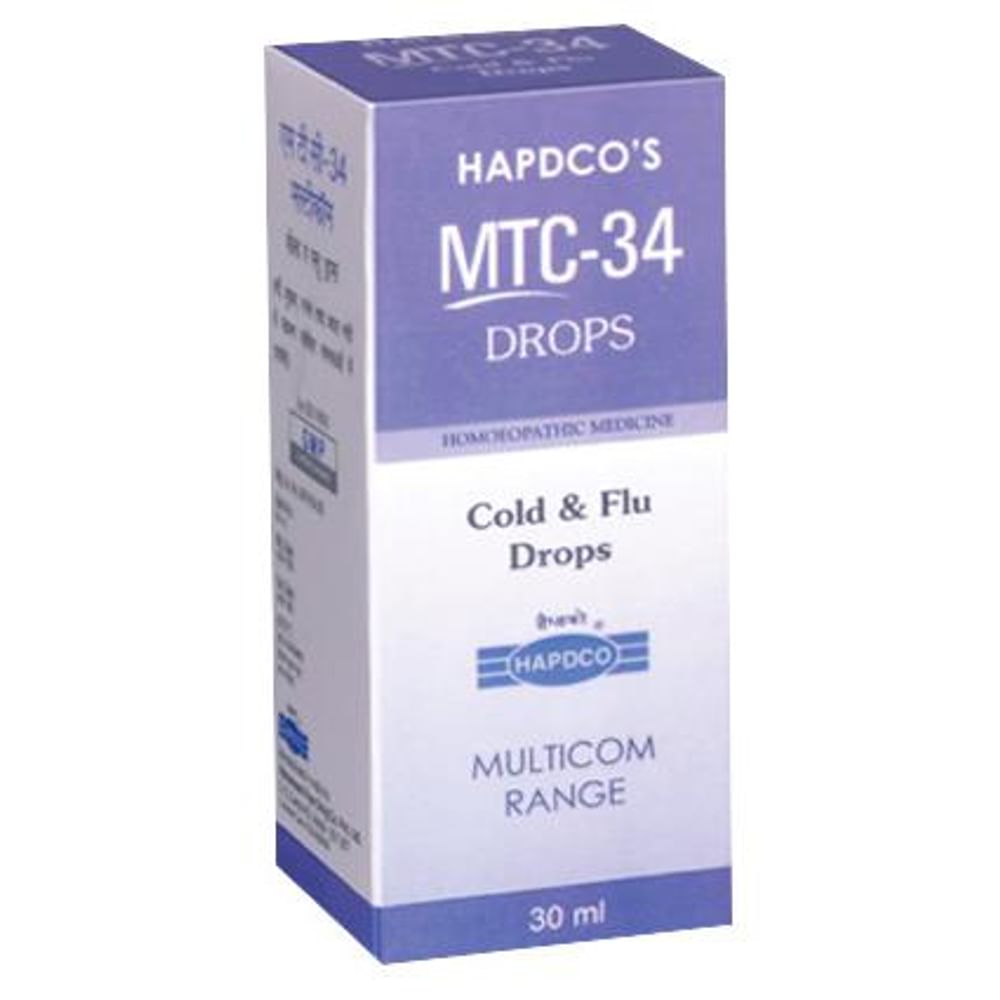 Hapdco MTC-34 Cold & Flu Drop Hapdco MTC-34 Cold & Flu Drop