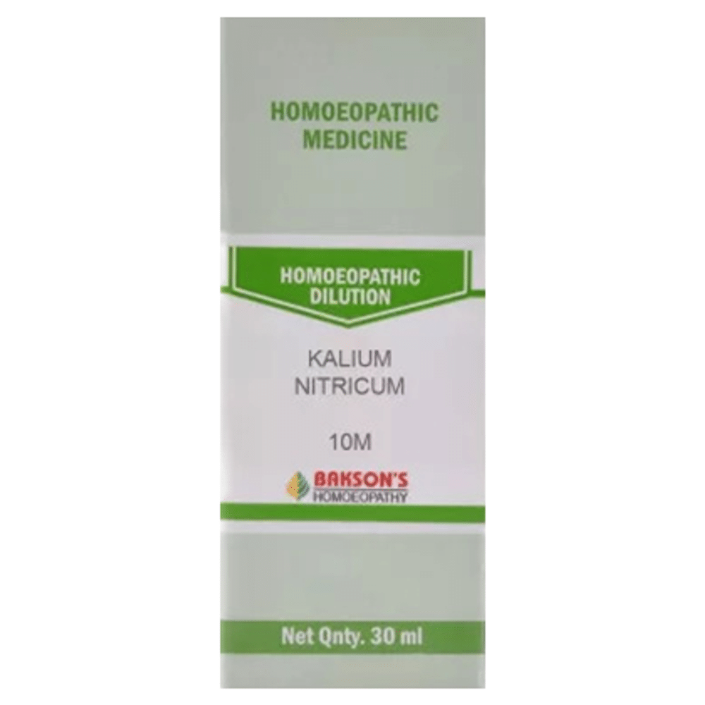 Bakson's Homeopathy Kalium Nitricum Dilution 10M Bakson's Homeopathy Kalium Nitricum Dilution 10M