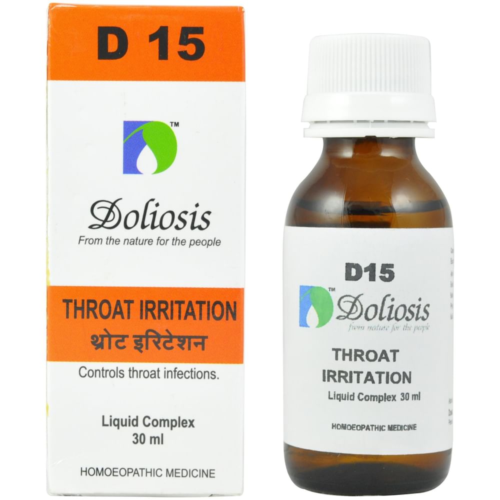Doliosis D15 Throat Irritation Drop Doliosis D15 Throat Irritation Drop