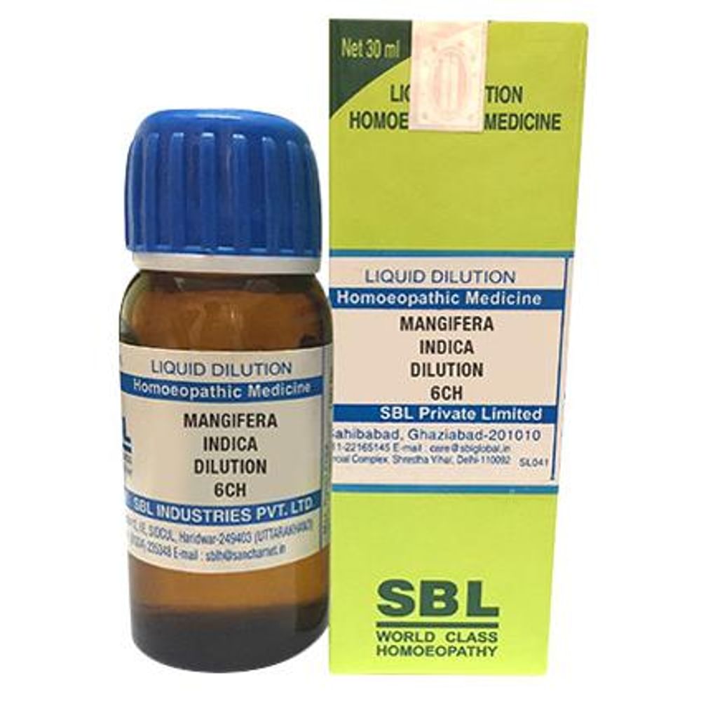 SBL Mangifera Indica Dilution 6 CH SBL Mangifera Indica Dilution 6 CH