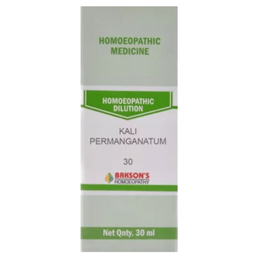 Bakson's Homeopathy Kali Permanganatum Dilution 30 Bakson's Homeopathy Kali Permanganatum Dilution 30