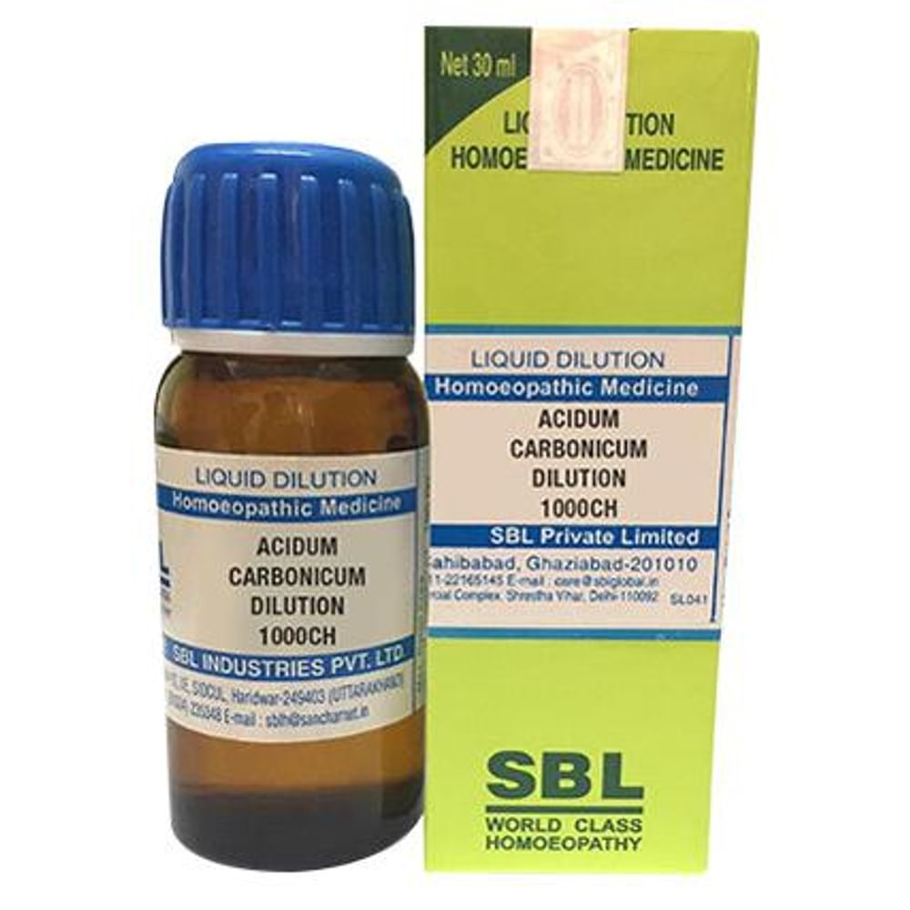 SBL Acidum Carbonicum Dilution 1000 CH SBL Acidum Carbonicum Dilution 1000 CH