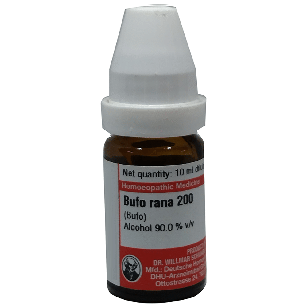 Dr Willmar Schwabe Germany Bufo Rana Dilution 200 Dr Willmar Schwabe Germany Bufo Rana Dilution 200
