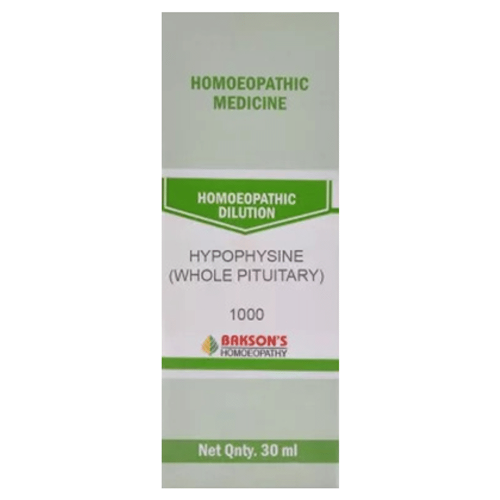 Bakson's Homeopathy Hypophysine (Whole Pituitary) Dilution 1000 CH Bakson's Homeopathy Hypophysine (Whole Pituitary) Dilution 1000 CH