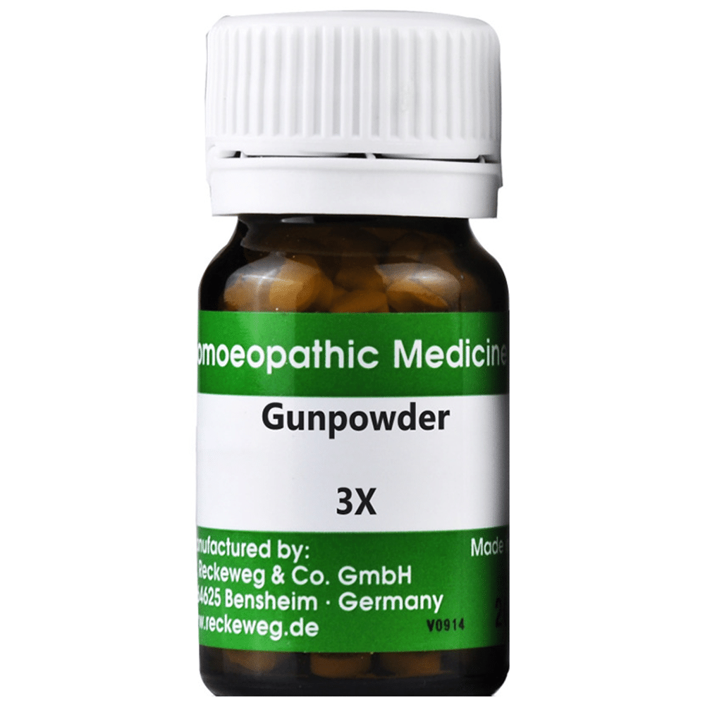 Dr. Reckeweg Gunpowder Trituration Tablet 3X Dr. Reckeweg Gunpowder Trituration Tablet 3X