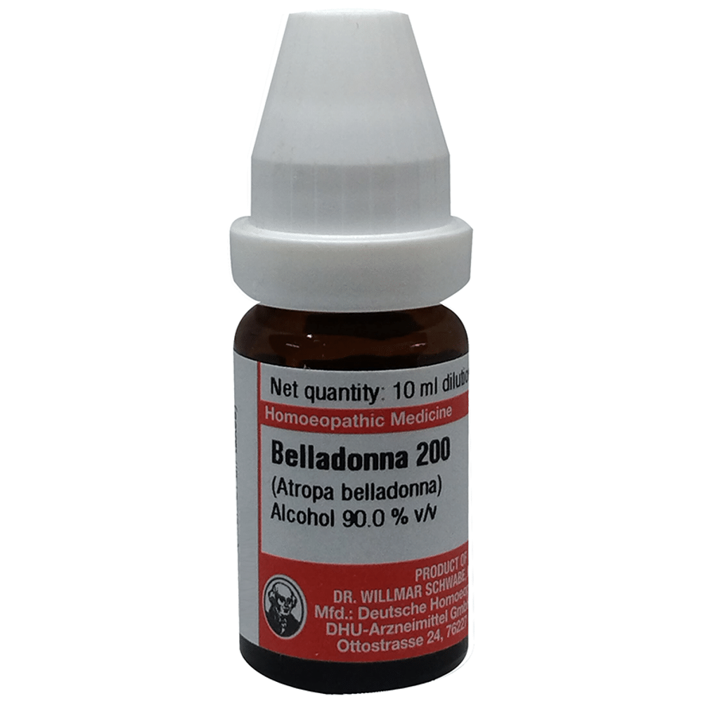 Dr Willmar Schwabe Germany Belladonna Dilution 200 Dr Willmar Schwabe Germany Belladonna Dilution 200