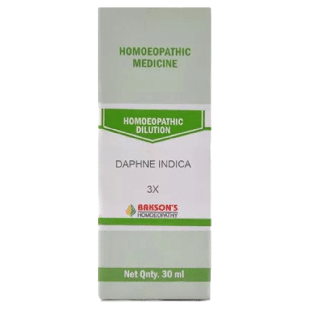 Bakson's Homeopathy Daphne Indica Dilution 3X Bakson's Homeopathy Daphne Indica Dilution 3X