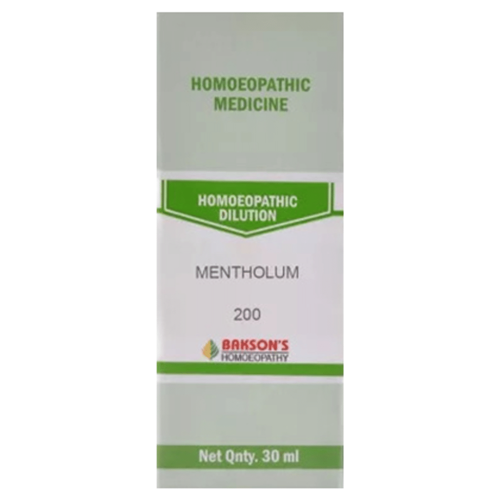 Bakson's Homeopathy Mentholum Dilution 200