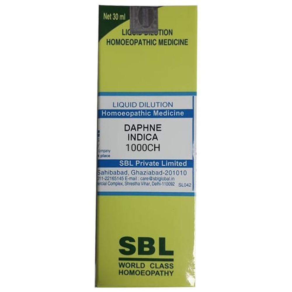 SBL Daphne Indica Dilution 1000 CH SBL Daphne Indica Dilution 1000 CH