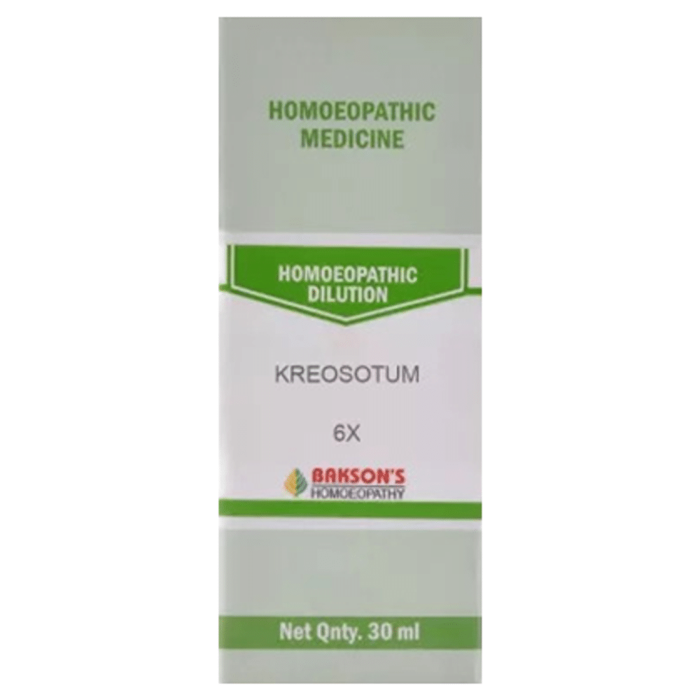 Bakson's Homeopathy Kreosotum Dilution 6X Bakson's Homeopathy Kreosotum Dilution 6X