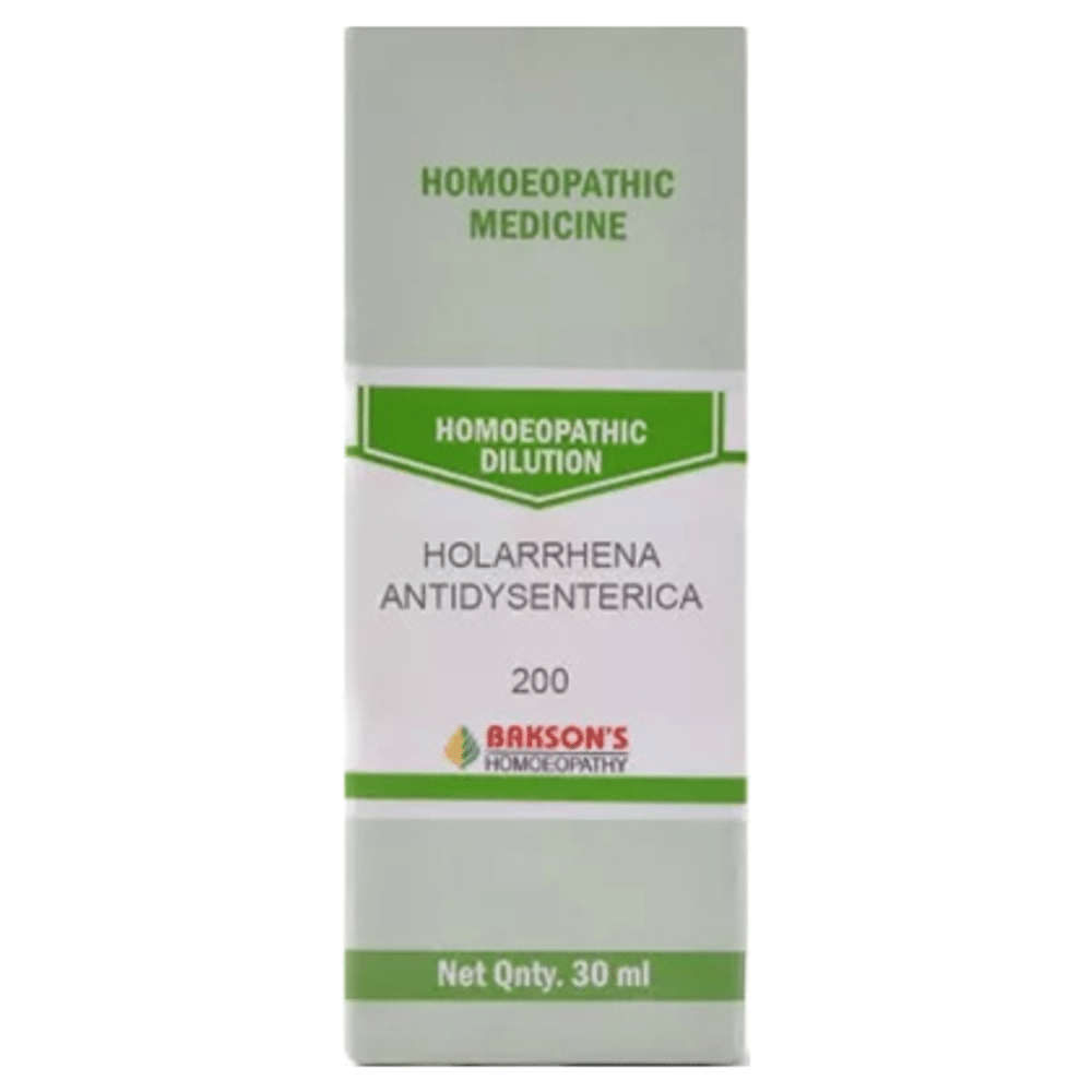 Bakson's Homeopathy Holarrhena Antidysenterica Dilution 200 Bakson's Homeopathy Holarrhena Antidysenterica Dilution 200