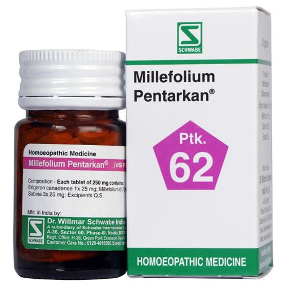 Dr Willmar Schwabe India Millefolium Pentarkan Ptk 62