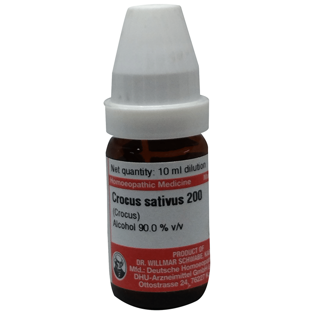 Dr Willmar Schwabe Germany Crocus Sativus Dilution 200 Dr Willmar Schwabe Germany Crocus Sativus Dilution 200