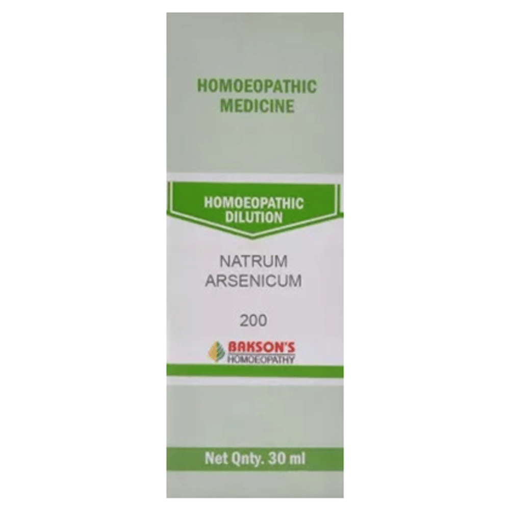 Bakson's Homeopathy Natrum Arsenicum Dilution 200