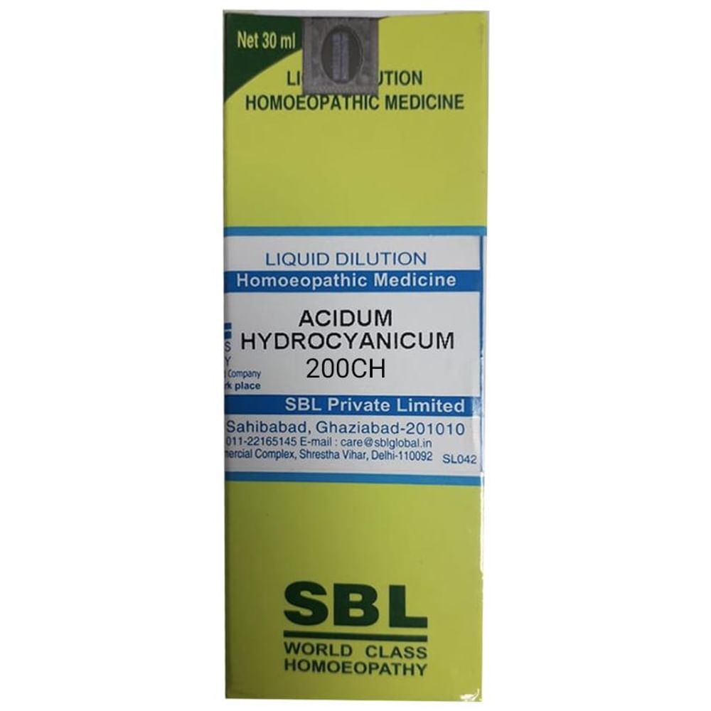 SBL Acidum Hydrocyanicum Dilution 200 CH