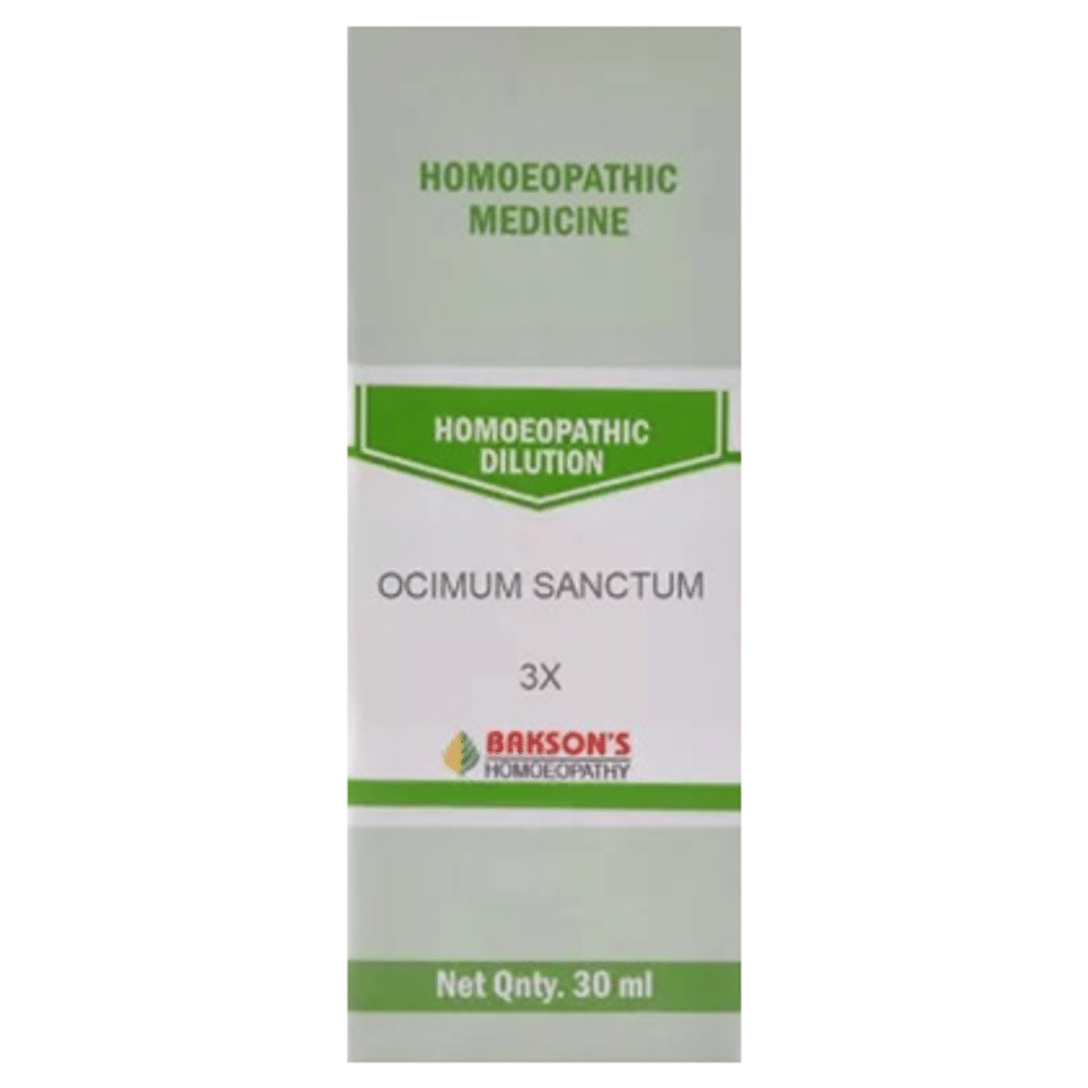 Bakson's Homeopathy Ocimum Sanctum Dilution 3X